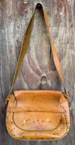 Bolsos vintage de cuero Hippie Handmade Mujer, Bolsos y estuches