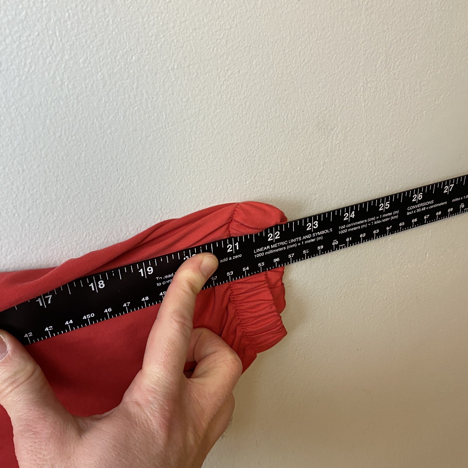 Footjoy windshirt mens xl red long sleeve pullover solid beech hollow V Neck