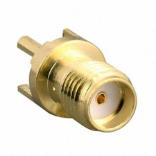 1PCS RF / Coaxial Connectors SMA CONSMA001-C-G CONN SMA FML THROUGH MNT STR