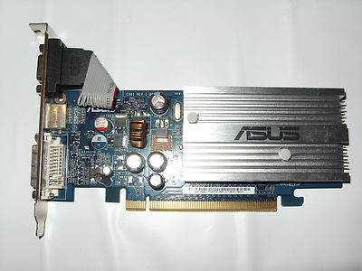 Asus Nvidia Geforce 7200 GS, 256 MB DDR2, DVI, VGA, S-Video, EN7200GS/HTD/256M/A