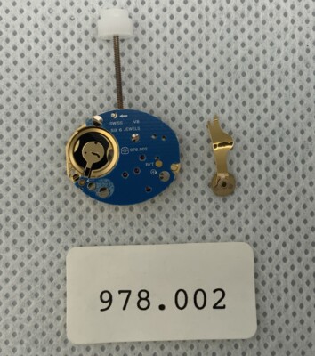 ESA ETA 978.002 New Quartz Wristwatch Movement 2 Hands NOS. Sealed