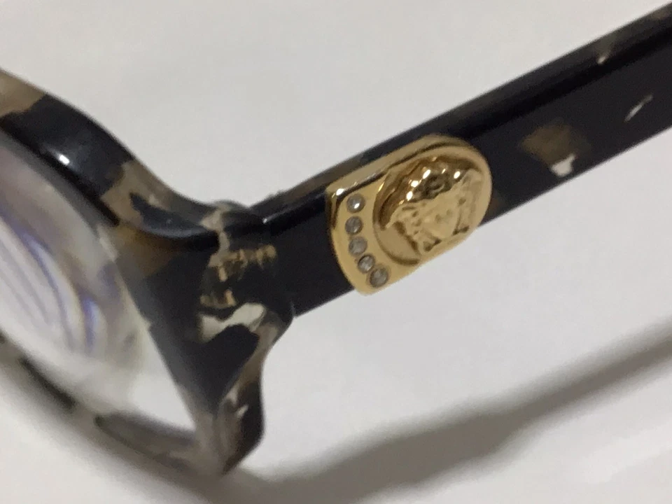 VERSACE Ladies GOLD MEDUSA / CRYSTALS Eye Glasses FRAME ( 51-16  135 ) - Image 4 of 4