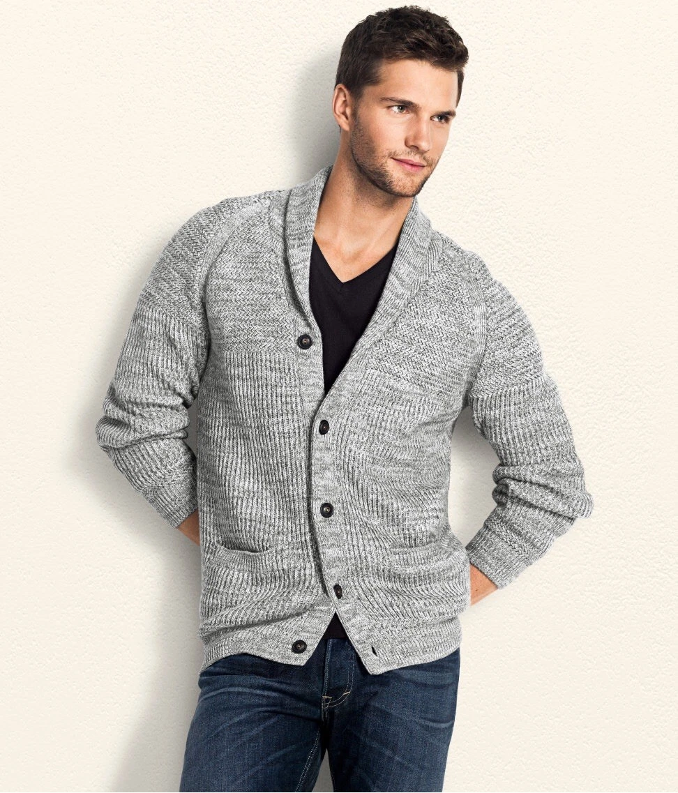 H&m long grey clearance cardigan
