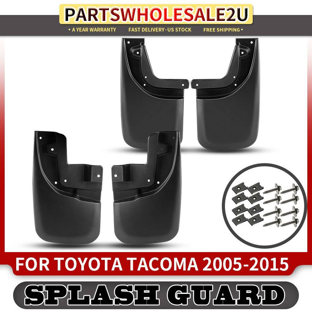For Toyota Tacoma 05-15 Front Rear Mud Flaps Mud Guards Splash