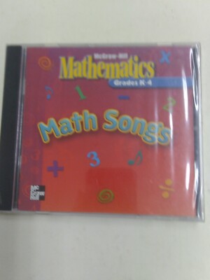 Math Songs Grade K-4 McGraw-Hill Mathematics (2004, CD) Brand New & Sealed!