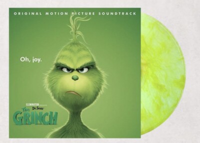 THE GRINCH; Dr. Seuss, OST, Limited Edition Coke Bottle Clear Yellow Swirl Vinyl