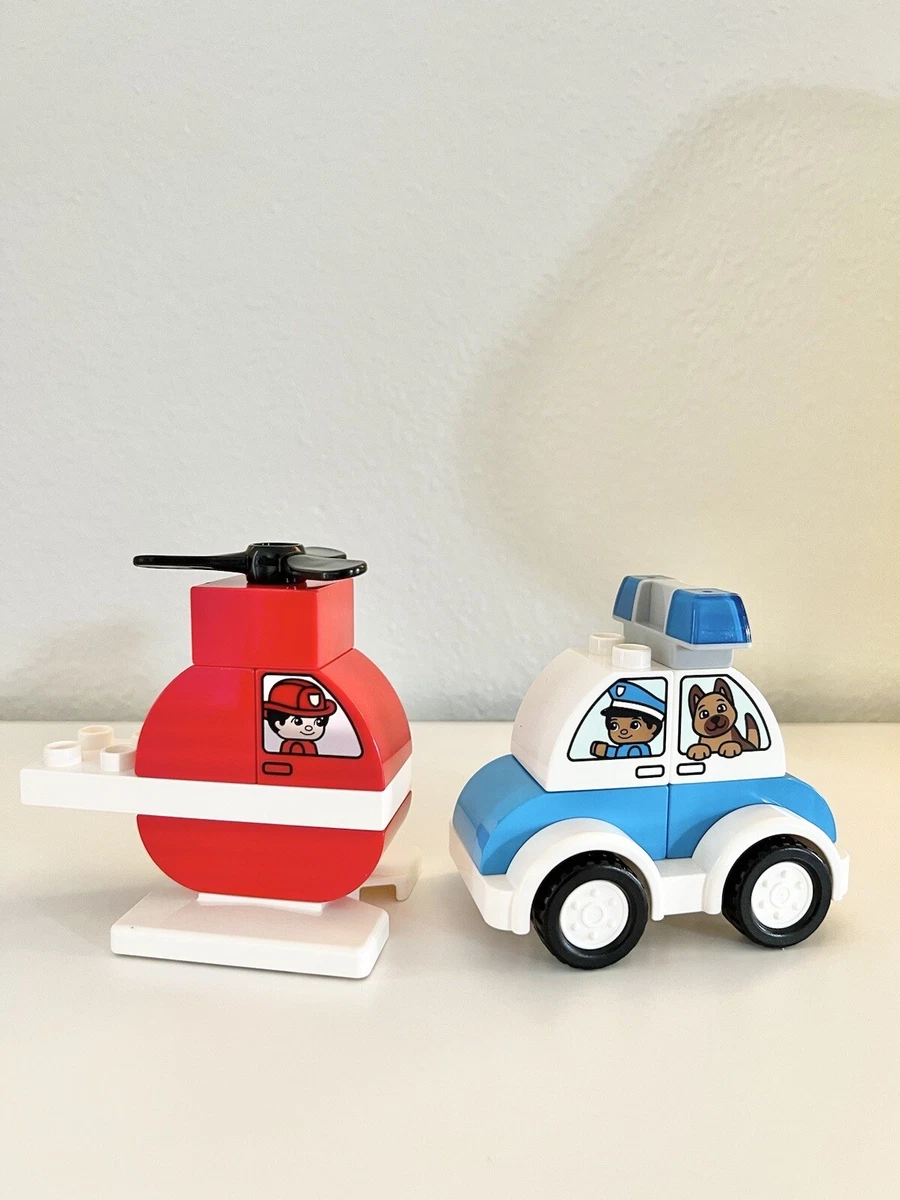 LEGO DUPLO 10957 MY FIRST HELICOPTER and POLICE CAR PLAYSET