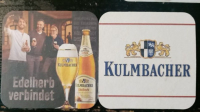 Bierdeckel Kulmbach Kulmbacher Edelherb verbindet