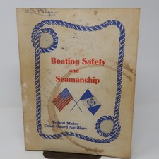 1971 U.S. COAST GUARD AUXILIARY BOATING SAFETY and SEAMANSHIP Booklet/Manual