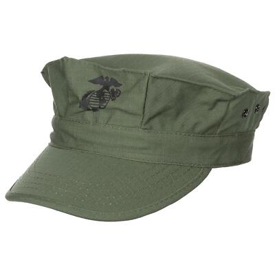 MFH US Cap ''USMC'' ripstop  Army Fieldcap Cap oliv US Marine Corps