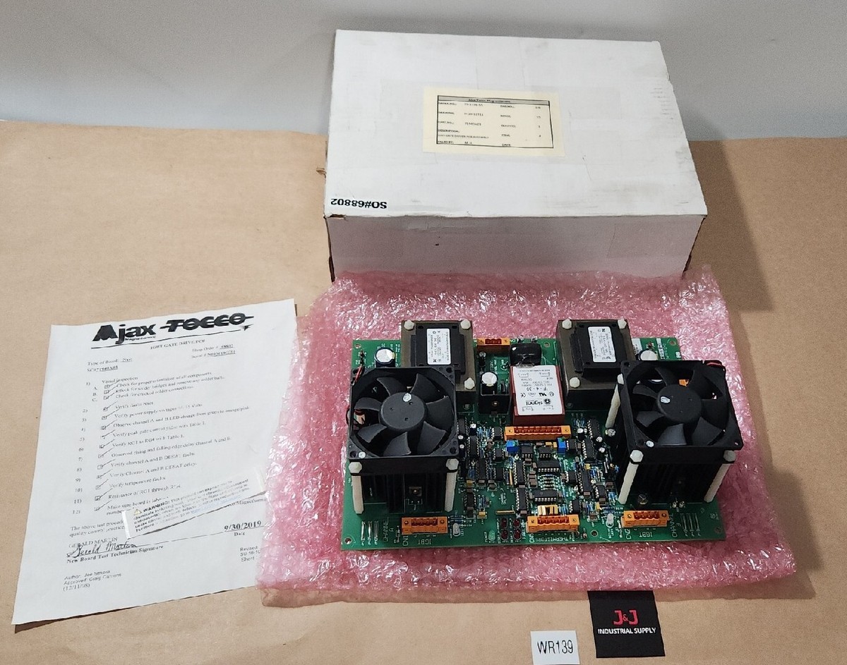 NEW* Ajax Tocco 71940A03 IGBT Gate Drive PCB Assembly N121218M1 +
