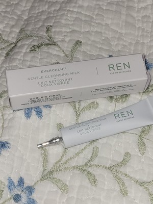 REN Clean Skincare Evercalm Gentle Cleansing Milk .16oz/5ml Trial Size