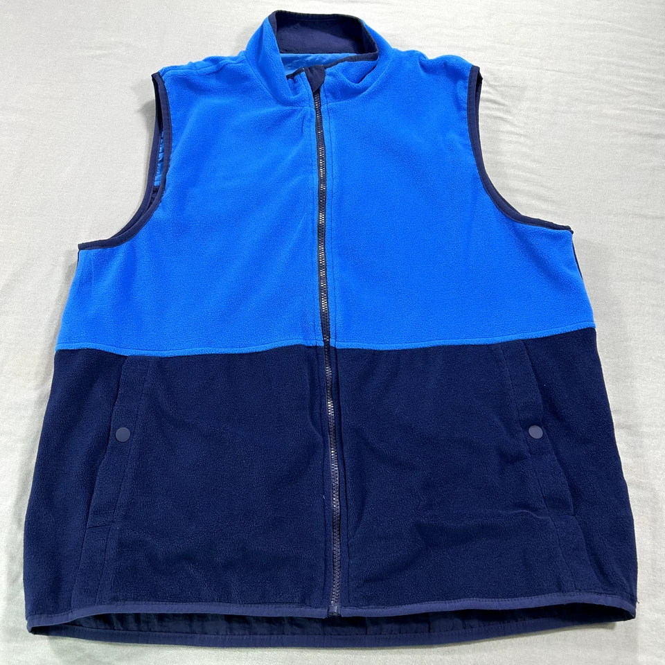 Bonobos Fielder Vest Adult Large Blue Reversible Full Zip Outdoor Golf Casual - Image 3 of 4
