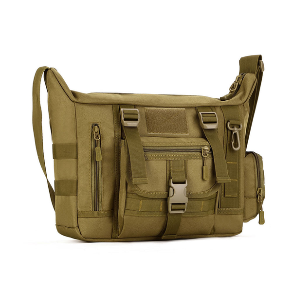 Herren MilitäR Taktisch Messenger Schultertasche Molle Crossbody Laptop Tasche-image