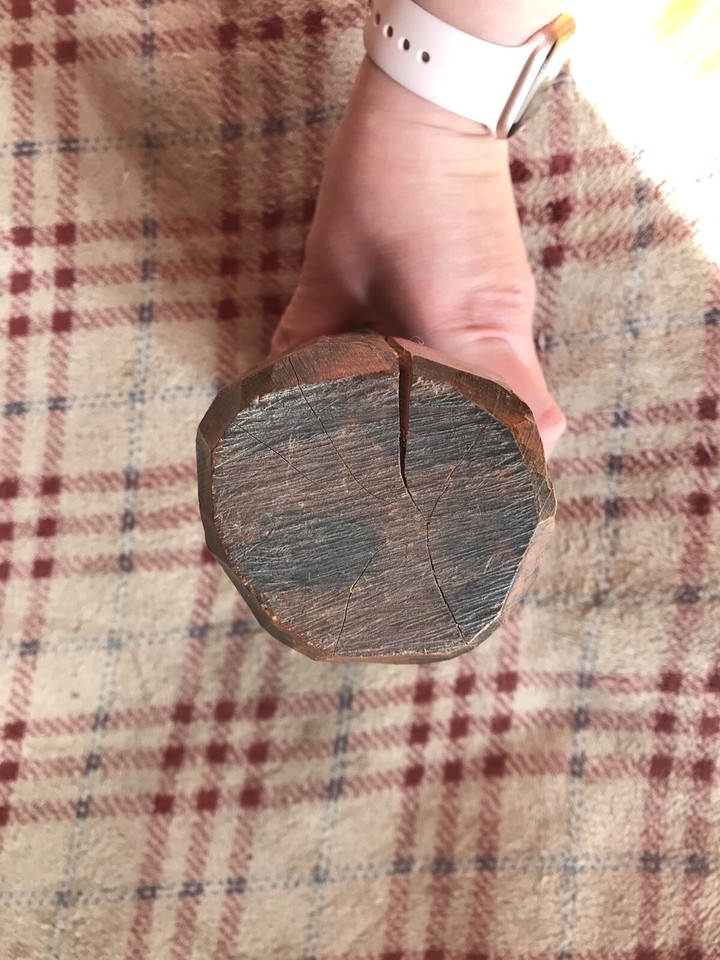 Vintage Hand Carved Wooden Head Home Decor Figure Figurine 83/4 x 3 eBay