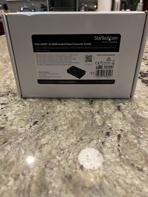 StarTech VGA+ HDMI Audio/Video Converter Switch Part # VS221VGA2HD
