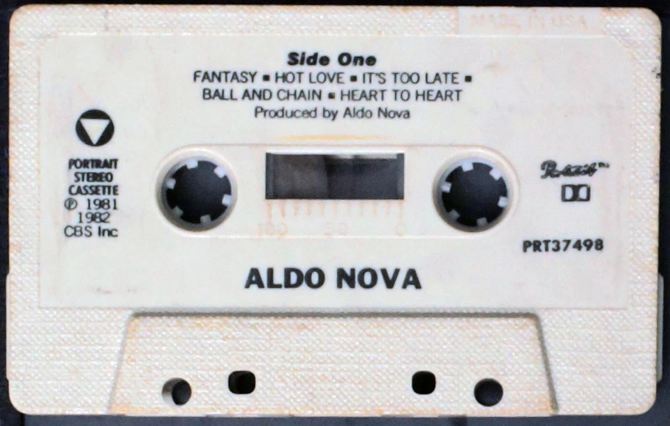 Aldo Nova - Aldo Nova - MC Cassette [MC-03] Made in USA - Imagem 3 de 4
