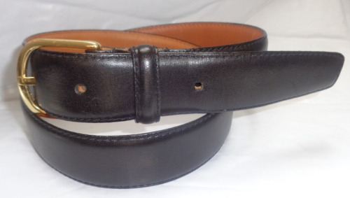 Liberty men's  fine  black leather belt size 32 - image 1