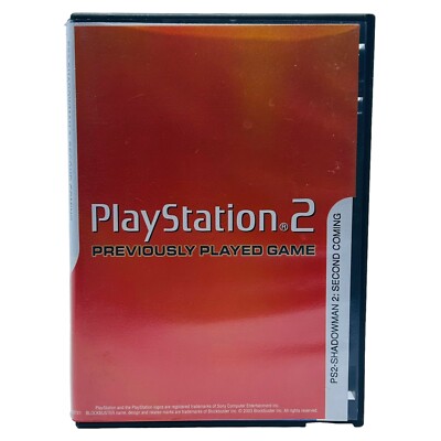 Shadow Man 2econd Coming 2nd (Sony Playstation 2) PS2 Tested Game