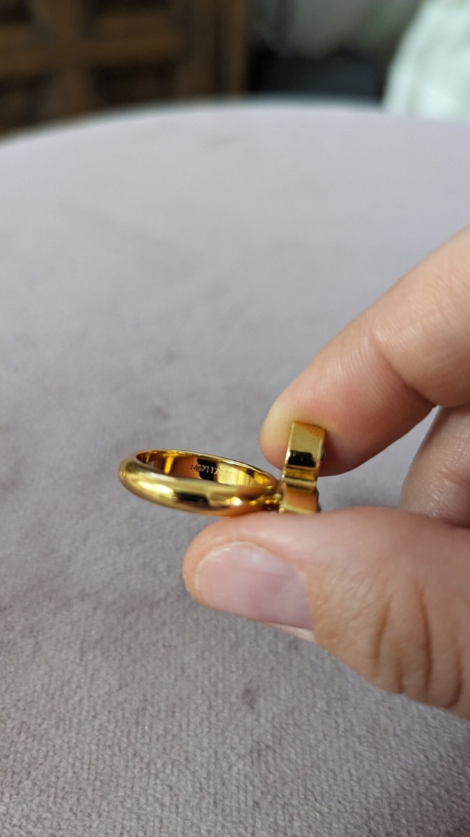 Louis Vuitton Fashion Jewelry Love Letters Ring Set Of Two Louis Vuitton Fashion Jewelry Love Letters Ring Set Of Two