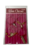 Wine Charm Jewelry 4 Pack New in Package