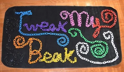 6mm PLASTIC CHAIN 3' LENGTH 1 & 1/2 " LINKS BIRD PARROT TOYS CRAFTS MR. BARRIER