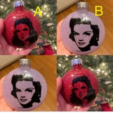 Handmade “Judy Garland or Dorothy" Christmas ornaments! see details!