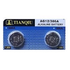 2 x AG12 386A LR43 SR43SW LR1142 301 SR43 RW84 Battery Brand New 