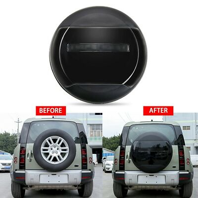 #ad Fits For 2020 2024 Land Rover Defender 90 110 ABS Black Spare Tyre Tire Cover $218.00