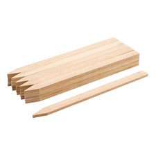 Uimoso Set of 25 Wooden Stakes for Garden, 24x0.5x1.5 in Durable Fir Wood