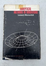 Analytical Methods in Vibrations by Leonard Meirovitch 1967 Third printing HC/DJ