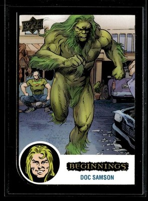 2023 Upper Deck Marvel Beginnings Black #166 Doc Samson