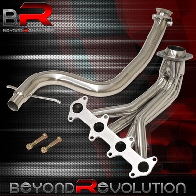 For 1998-2002 Cavalier Sunfire 2.2 l4 Stainless Exhaust Headers Manifold + Pipe