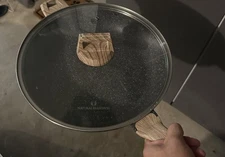 Natural Elements Woodstone Non-stick 12.5" Saute Pan With Lid