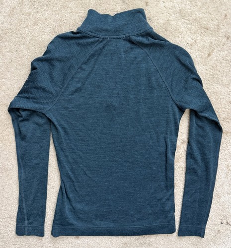 Smartwool Womens M Lightweight Merino 250 1/4 Zip Performance Sweater Shirt - Picture 10 of 11