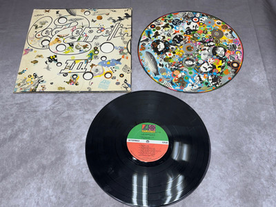 Led Zeppelin III LP SD7201 Broadway Do What Thou Wilt Wheel Cover VG