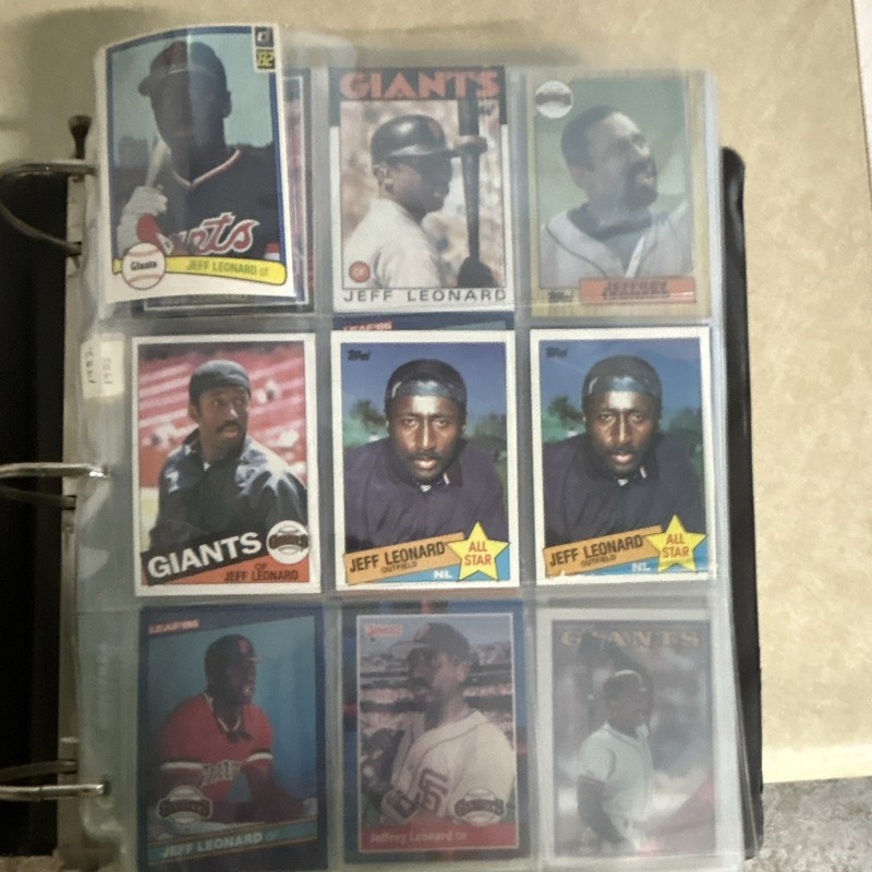 Upper Deck 1990 MLB Baseball Card Lot 18 Jeff Leonard Paul Molitor Vintage