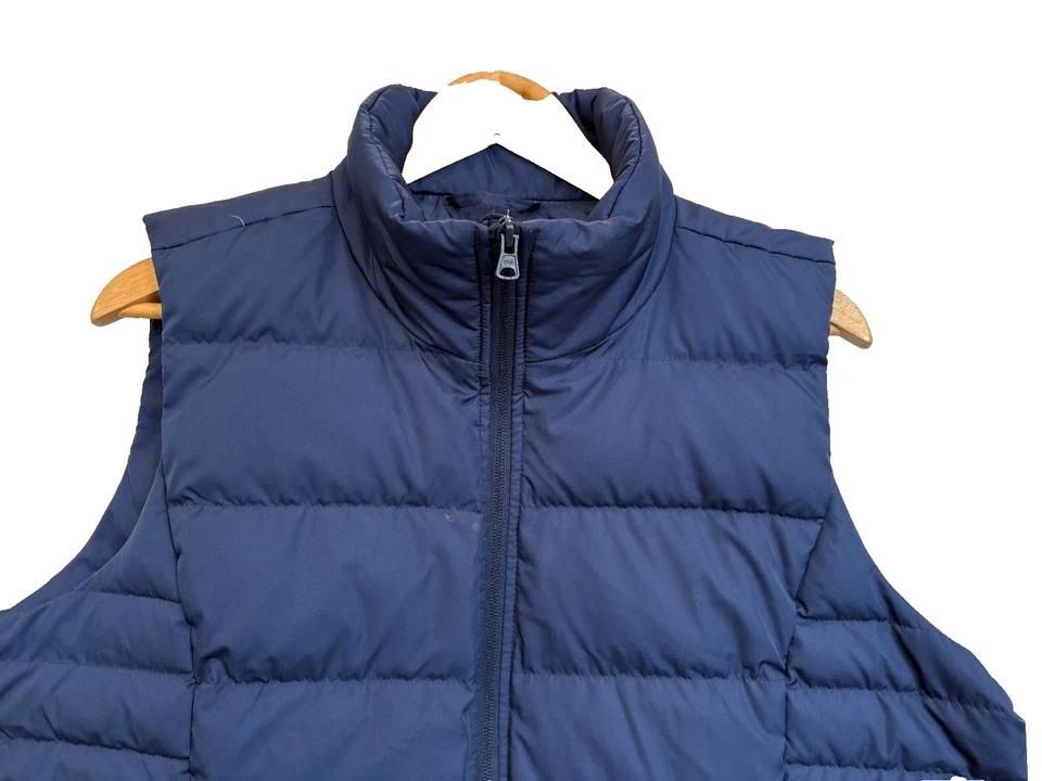 Chaqueta chaleco acolchado Lands' End Down para mujer XL 18 azul marino 80 % plumón 20 % plumas Foto 3 de 4