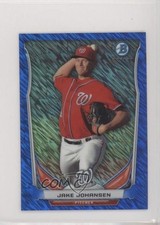 2014 Bowman Scout Top 5 Prospects Mini Chrome Refractors Blue Jake Johansen 9pd