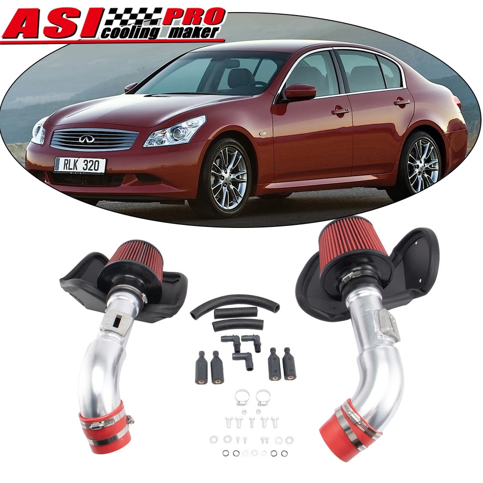 NOVA entrada de ar frio para 2009-2020 Nissan 370Z/2008-2013 Infiniti G37 3.7L V6 - Imagem 2 de 4