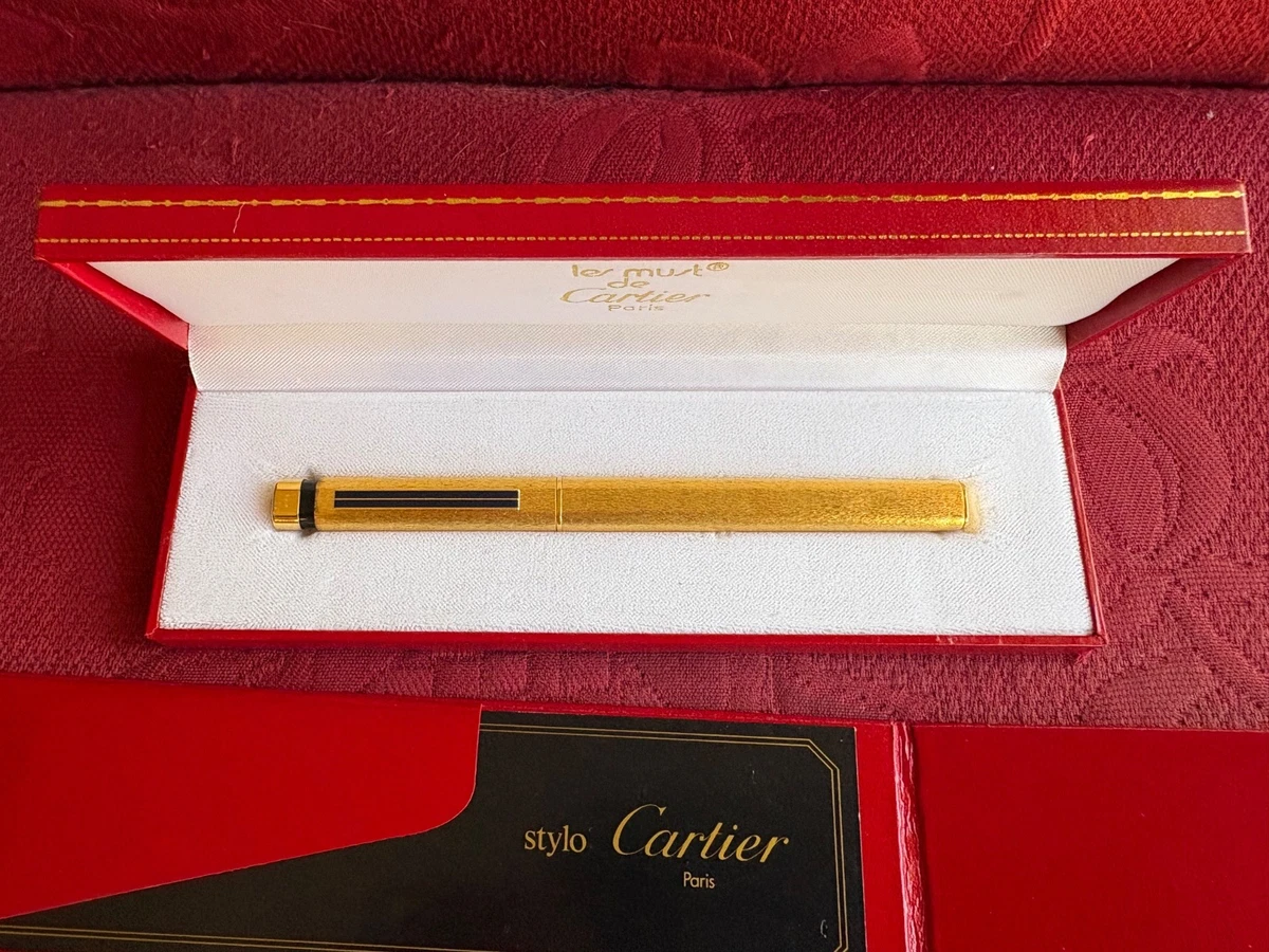 Must De Cartier Ballpoint Pen for sale | eBay