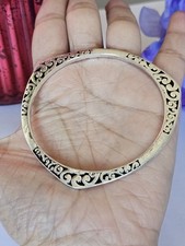 925 Sterling Silver Beautiful Vintage Style Triangle Shape Minamilst Bangle