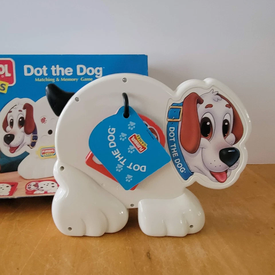 Juego de memoria vintage Playskool Games Dot the Dog a juego Foto 3 de 4