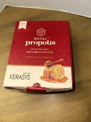 12 AEKYUNG KERASYS ROYAL PROPOLIS Moisture Soap Bars 3.5 oz. Each