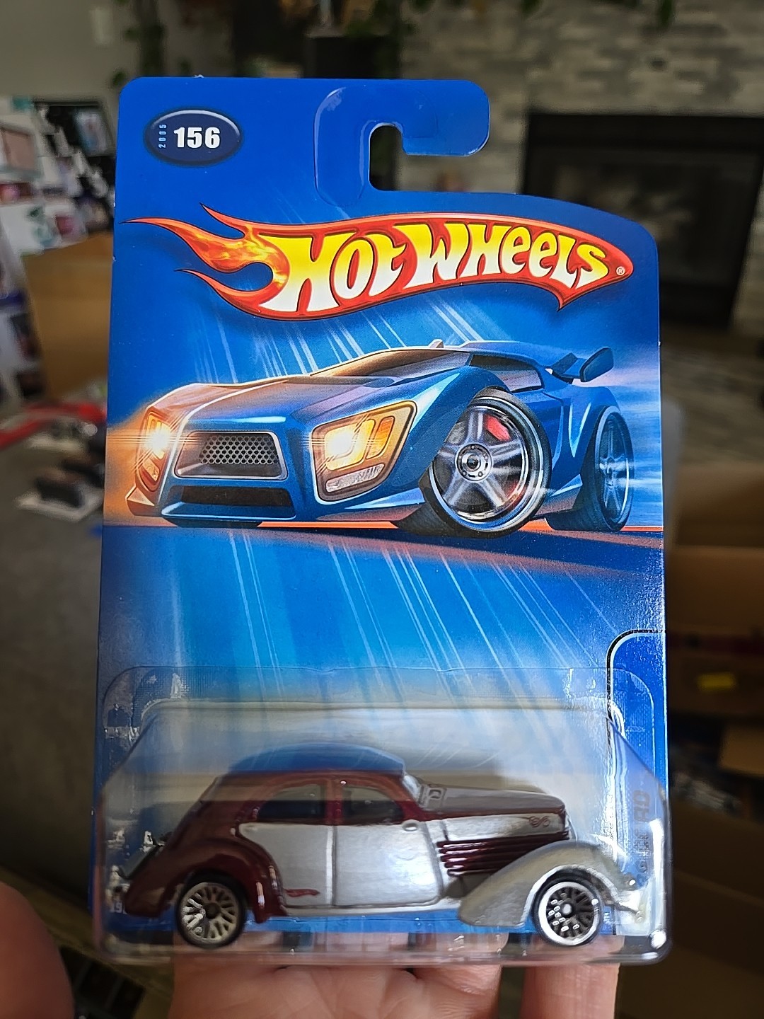 2005 Hot Wheels Mainline #156 1936 Cord Brown/Silver w/LWs