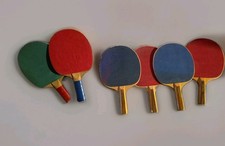6 Vintage Ping Pong Paddles