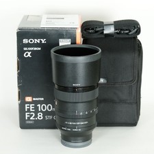 Excellent condition SONY FE 100mm F2.8 STF GM OSS SEL100F28GM SONY E mount