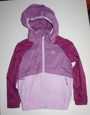 LL Bean Purple Windbreaker Rain Jacket Jacket Youth Girls Sz 4 Small