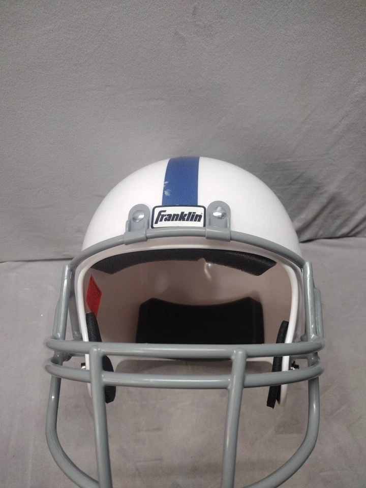 Capacete de futebol americano juvenil colecionável Indianapolis Colts Franklin NFL - Imagem 3 de 4