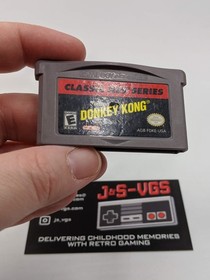 Donkey Kong Classic NES Series Nintendo Game Boy Advance 2004 Tested GBA